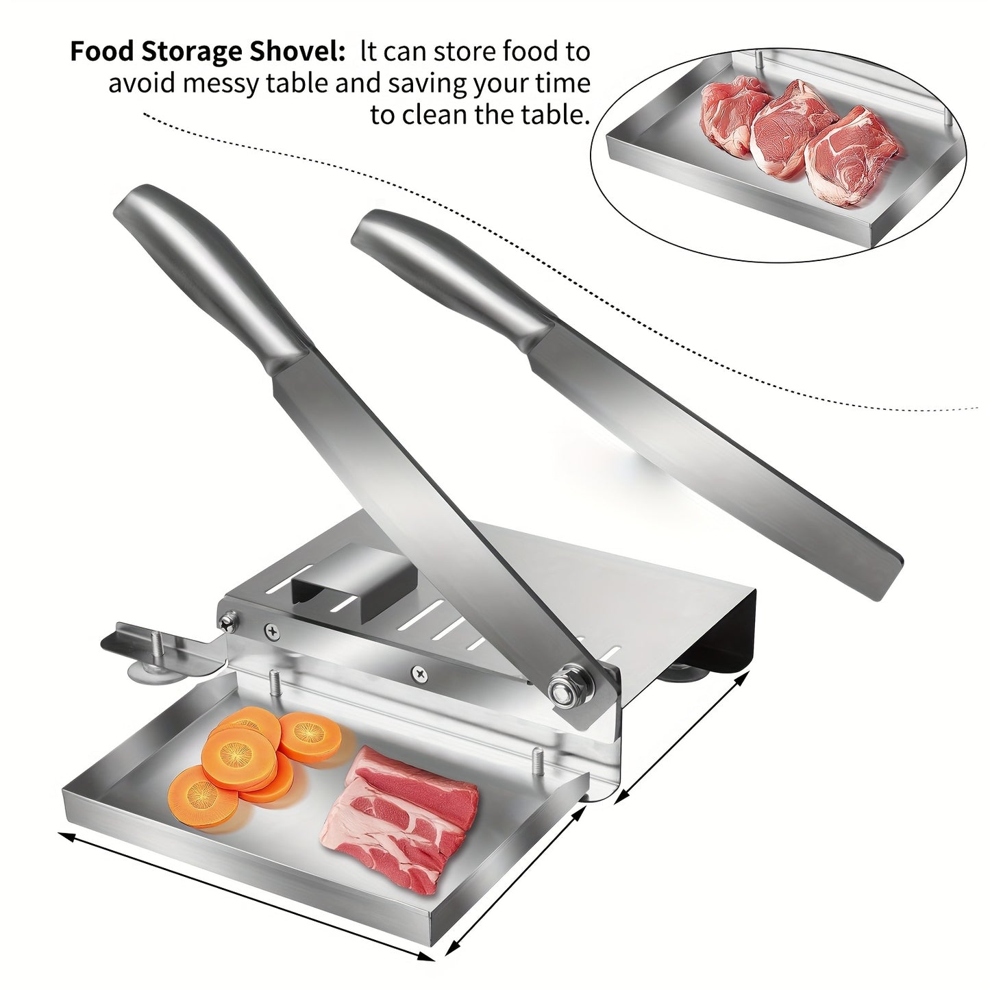 Stainless Steel Manual Meat Slicer