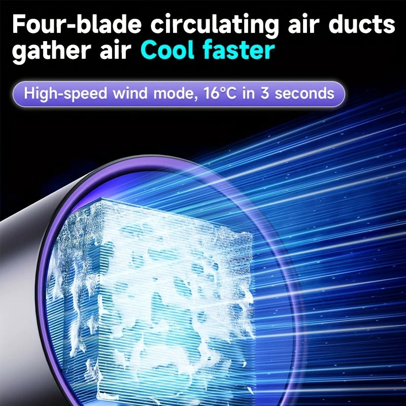 Ultra-Quiet USB Rechargeable Mini Electric Fan