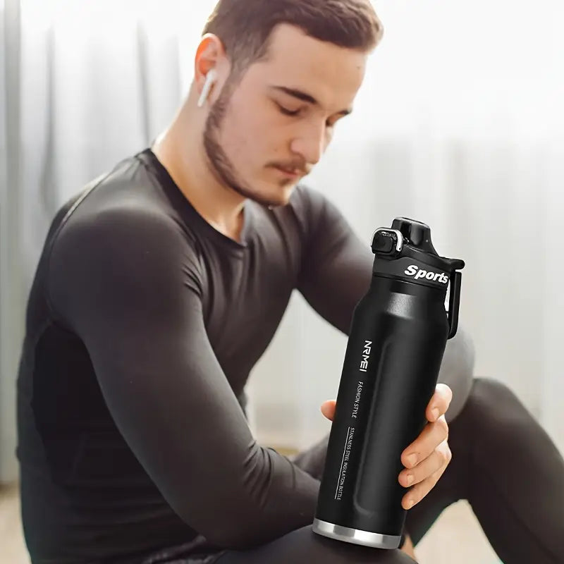 stainless steel preservation outdoor sports water bottle