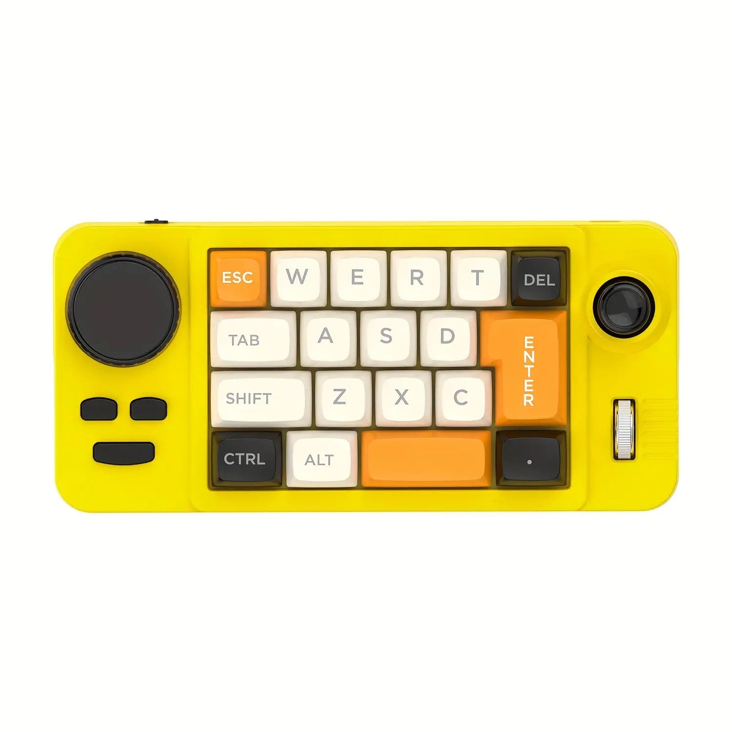 Wired Gaming Keyboard with Volume Scroll Wheel & Game Joystick