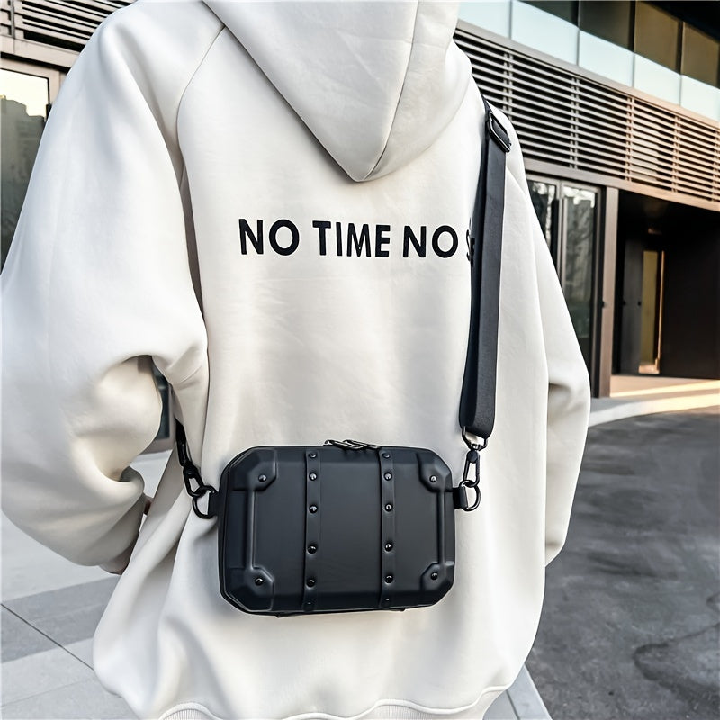 Trendy Simple Square Sling Bag For Men Women
