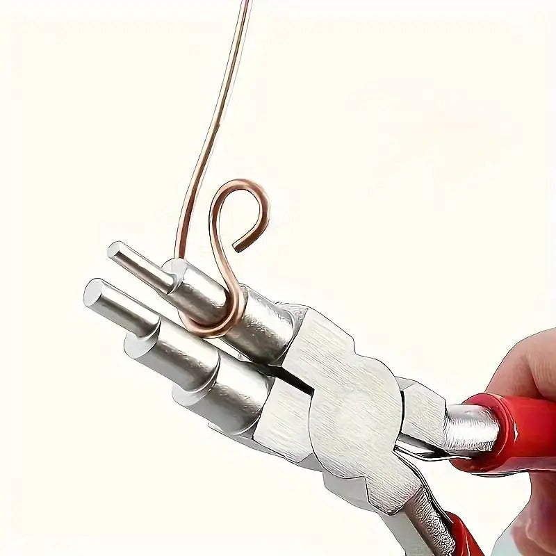 6-in-1 Jewelry Making Pliers Carbon Steel Looping Wrapping Pliers