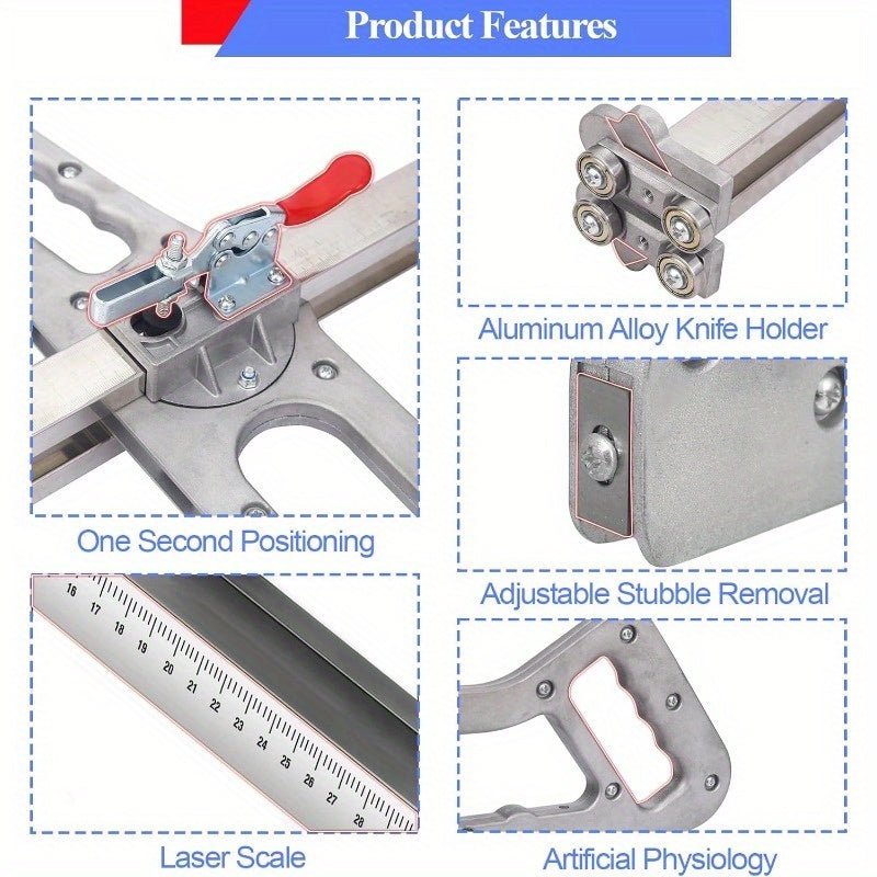 Foldable Drywall Cutting Tool Aluminum Manual Gypsum Board Cutter