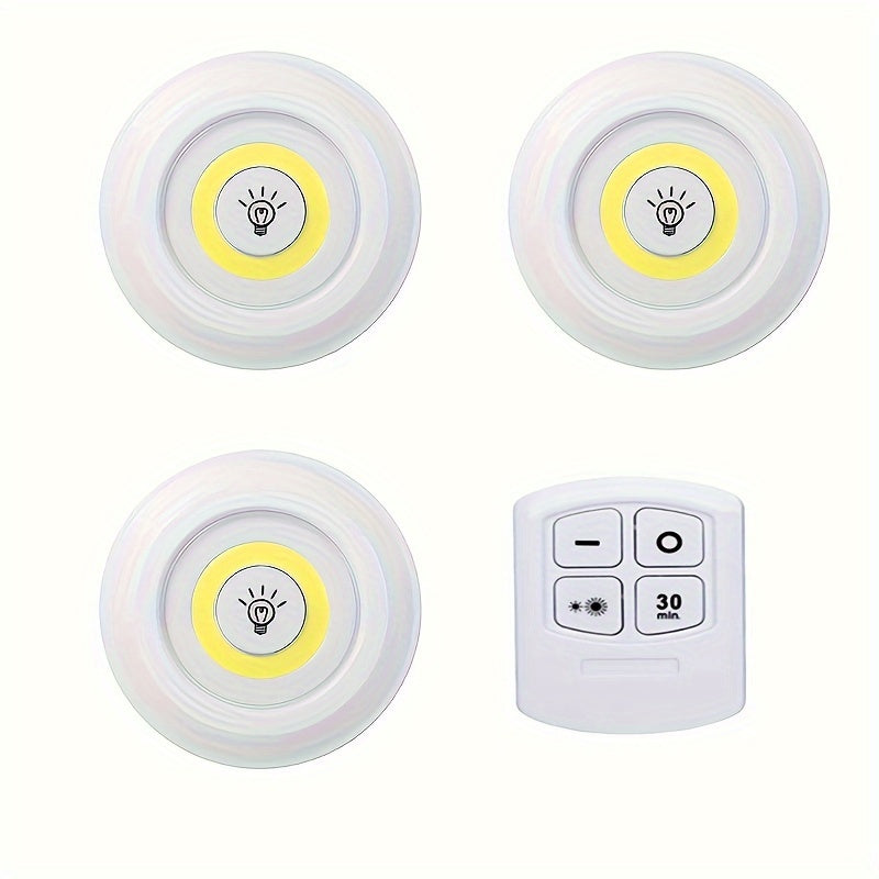 3pcs Smart Wireless LED Under-Cabinet Lights