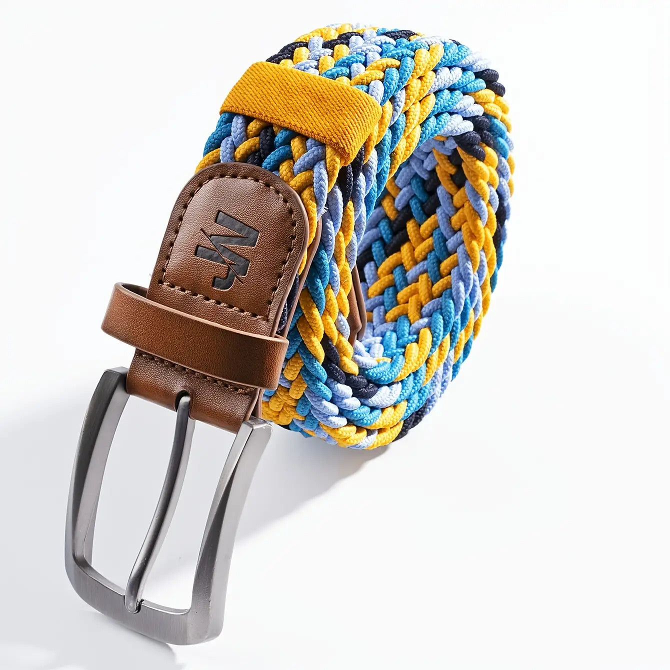 6pcs Colorful Braided Belt for Men & Women