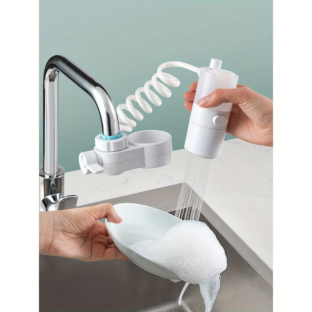 Splashproof Faucet Sprayer Nozzle with Automatic Foam Extension
