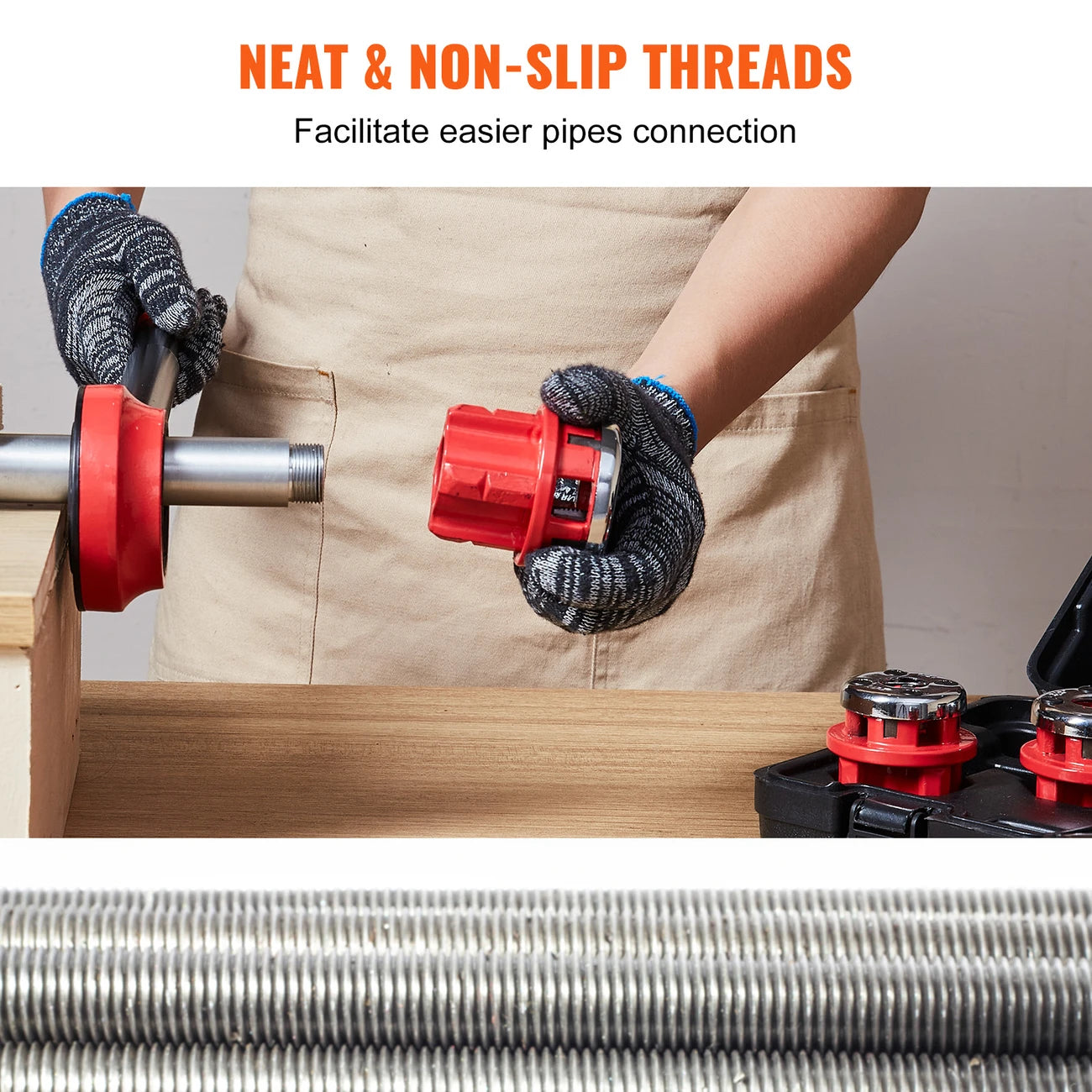 VEVOR Ratchet Pipe Threader Kit