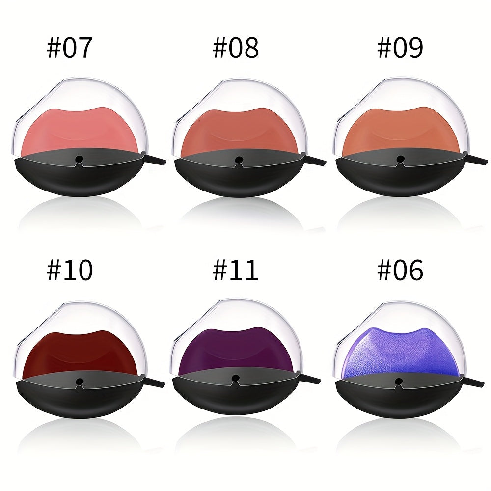 6pcs Lazy Lipstick, Matte Color Change Lipstick