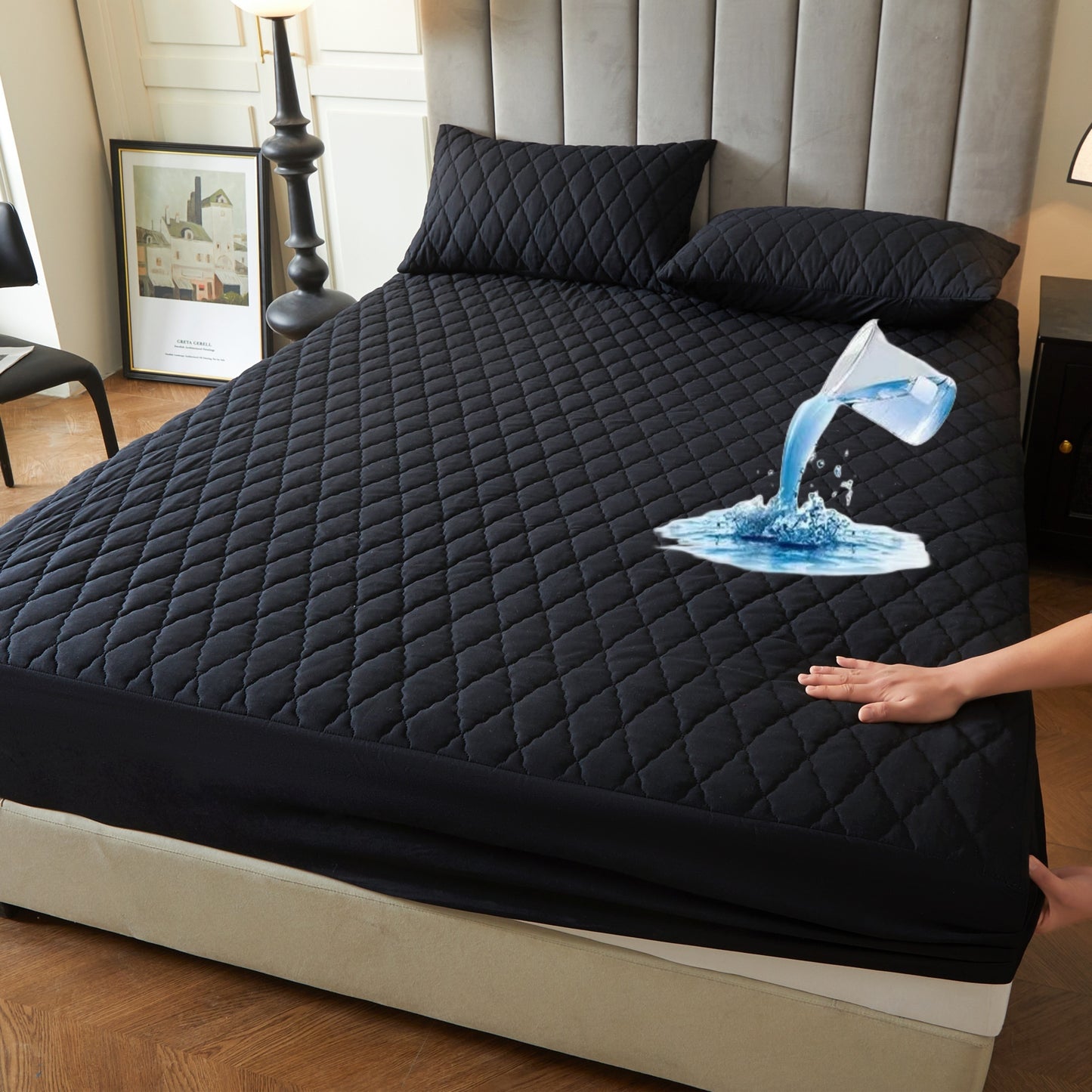 1 piece waterproof mattress cover