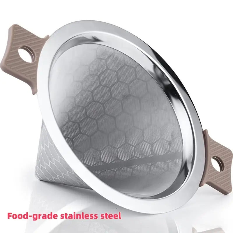 Stainless Steel Tea Filter Mesh Funnel