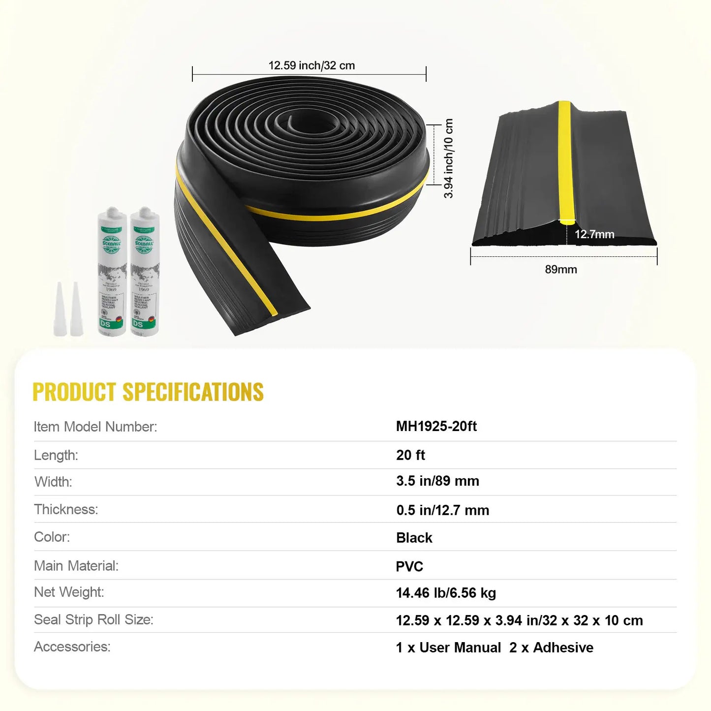 Garage Door Threshold Seal Strip