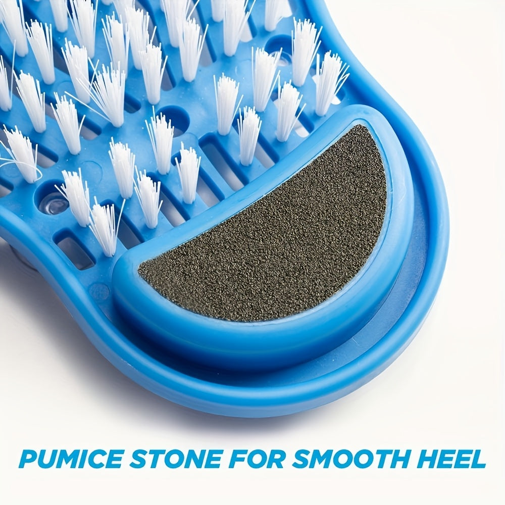 1 Piece Hypoallergenic Silicone Foot Scrubber and Massage Brush