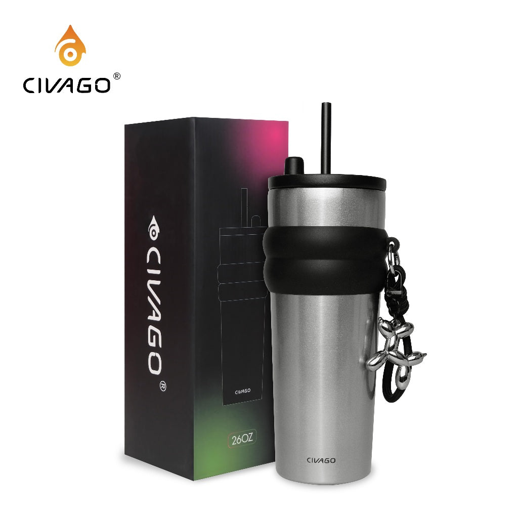 Stainless Steel Coffee Mug With Lid