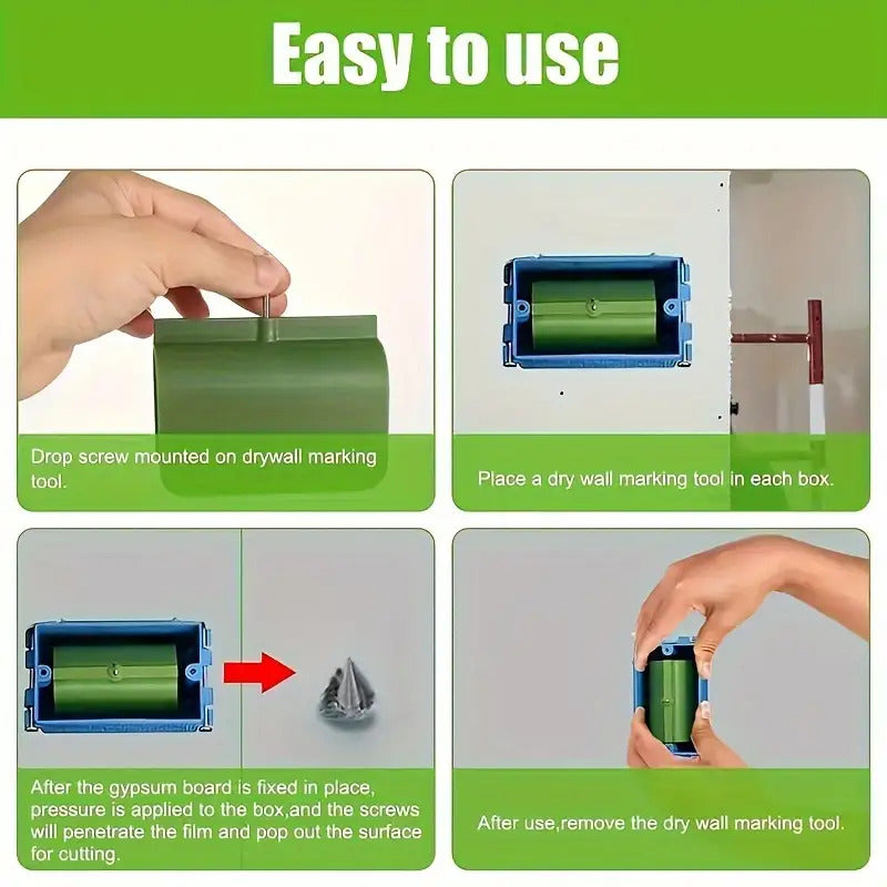 5-Pack ABS Drywall Outlet Marking Tool Set