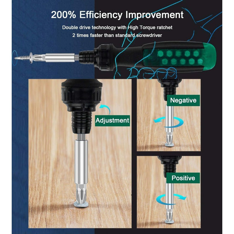 1 Ratchet Screwdriver Set