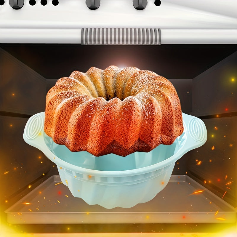 6pcs Silicone Kitchen Baking Pan, Nonstick Silicone Baking Pan, Silicone Cake Mold