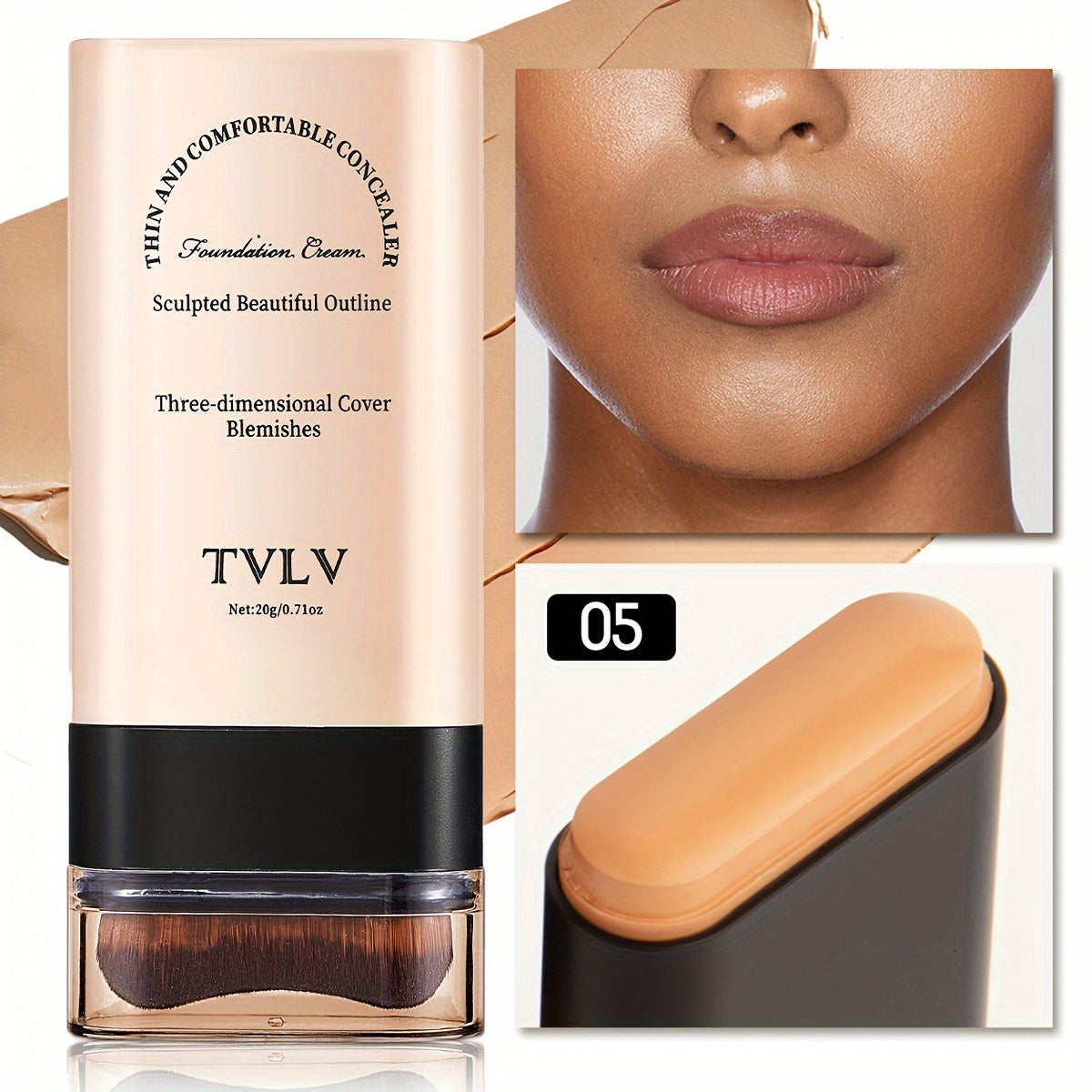 Two In One Concealer Foundation Make-up Stick