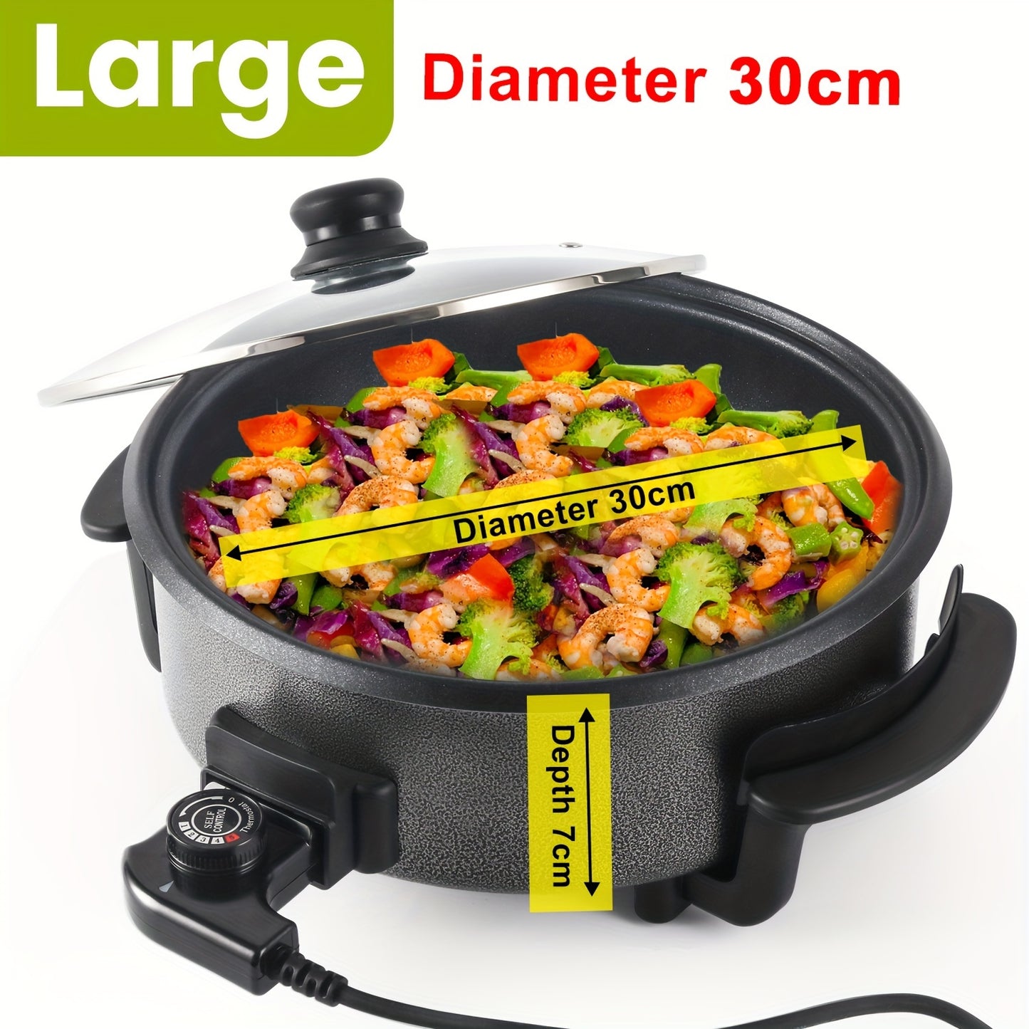 Multifunctional electric hot pot