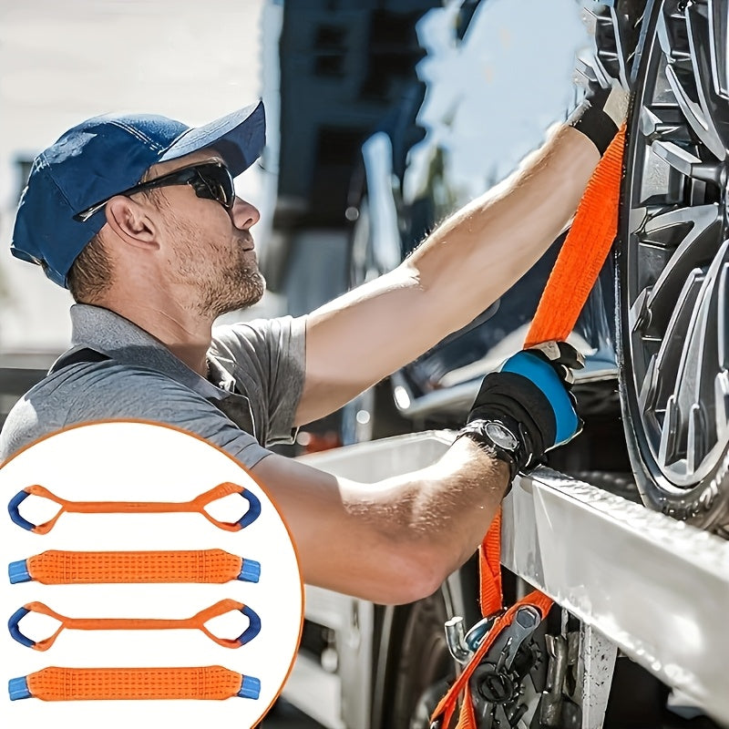 Four Universal Vehicle Transport Straps