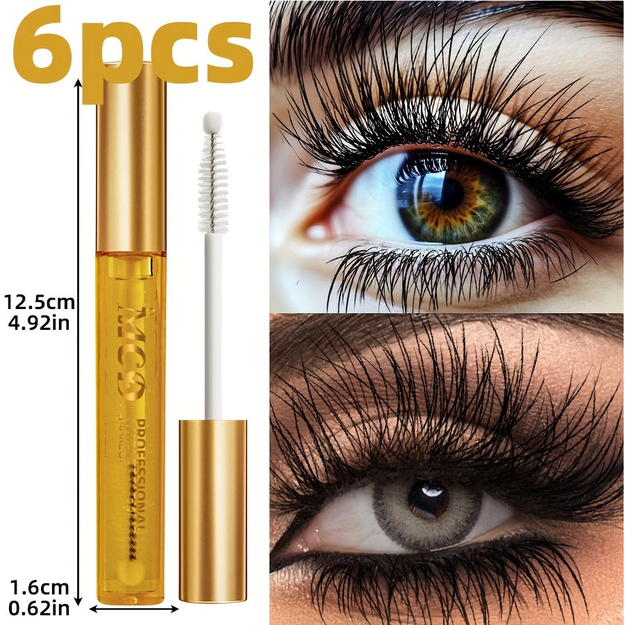 6pcs Eyelash Serum - Eye Cosmetics Gel Mascara Cream