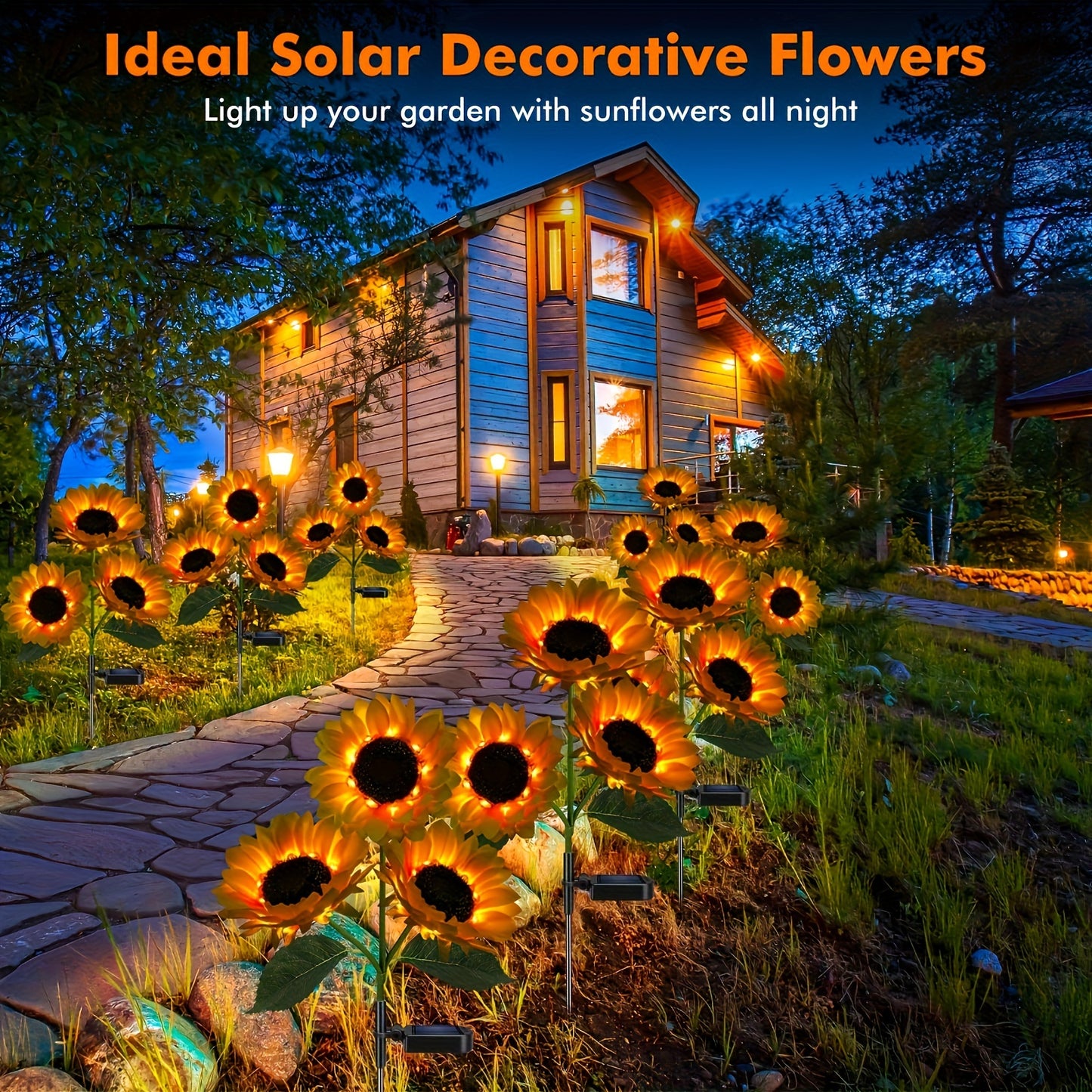 Solar Sunflower Light Outdoor Decorative Light