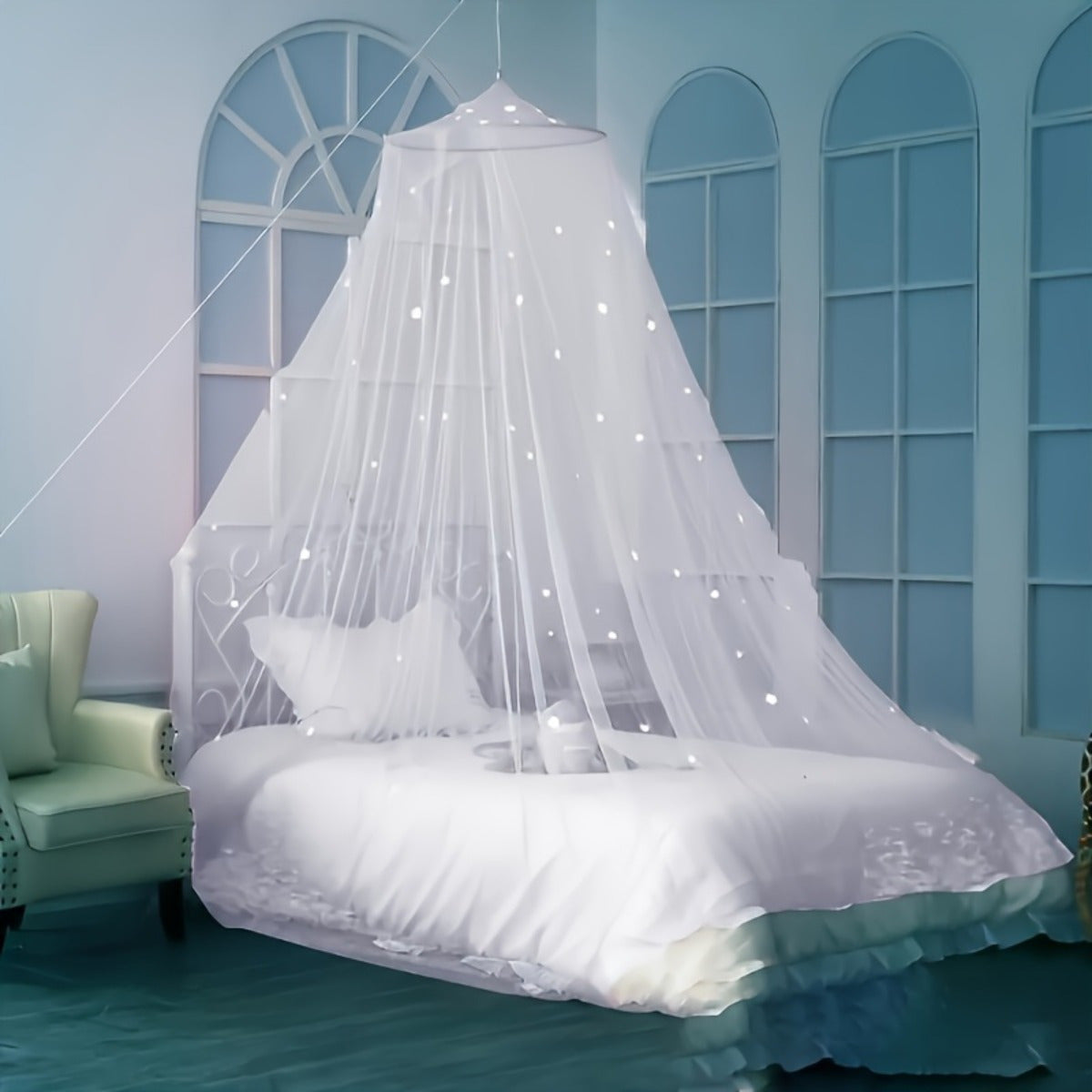 1 luminous star mosquito net
