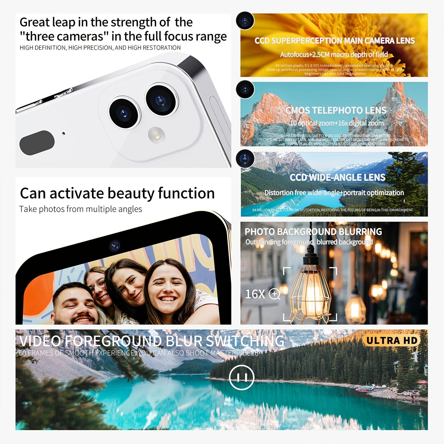 4K Ultra HD Touchscreen Mini Digital Camera (32GB Card Included)