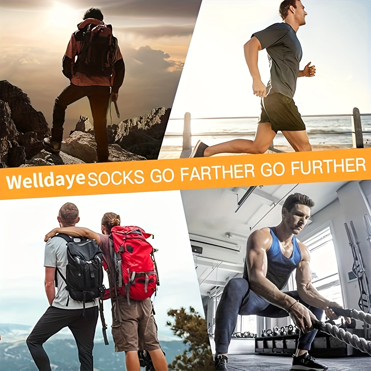 6 Pairs Breathable Mesh Athletic Socks