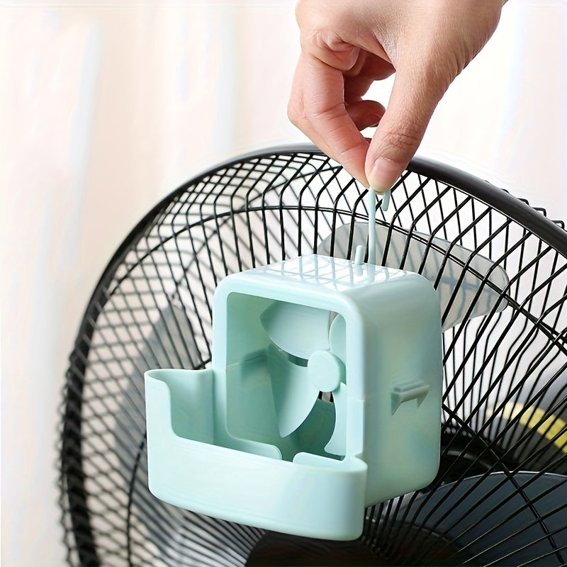 Household Floor Standing and Desktop Fan, Quick Cooling with Ice