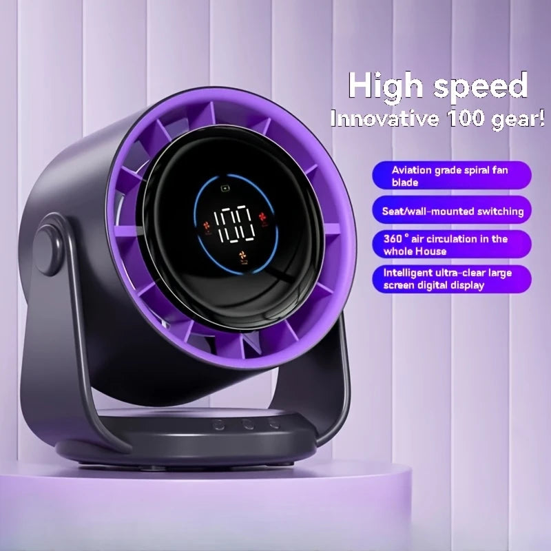 Ultra-Quiet USB Rechargeable Mini Electric Fan