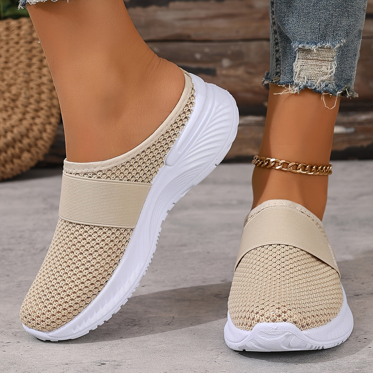 Summer Breathable Mesh Upper Shoes