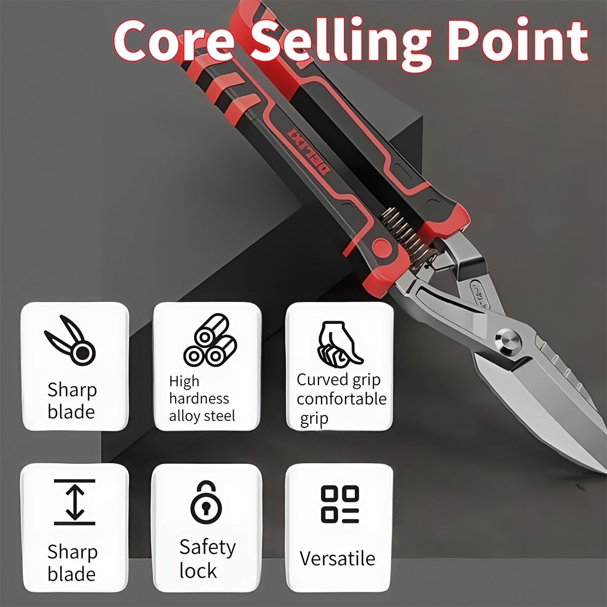 Heavy-Duty Industrial-Grade Metal Shears
