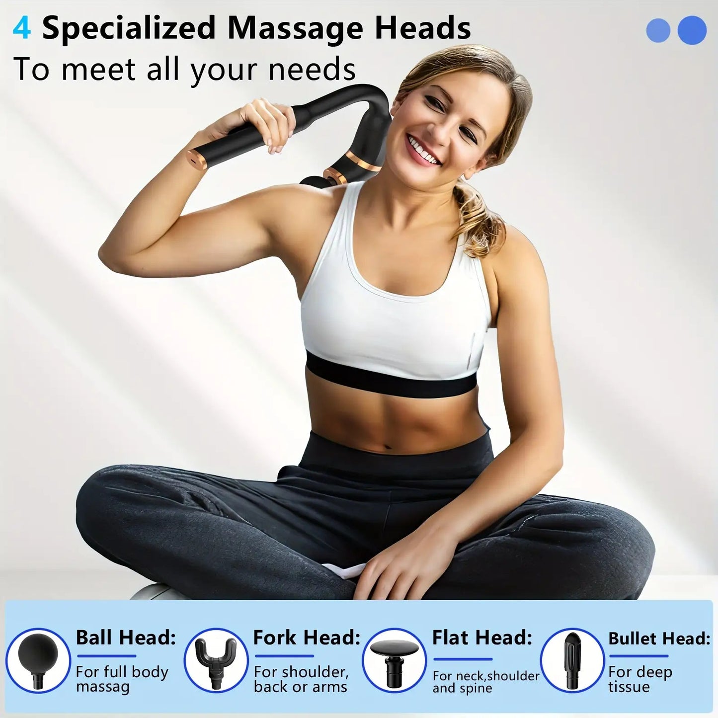 Deep Tissue Massage Gun - A Back Massager Designed for Deep Relaxation