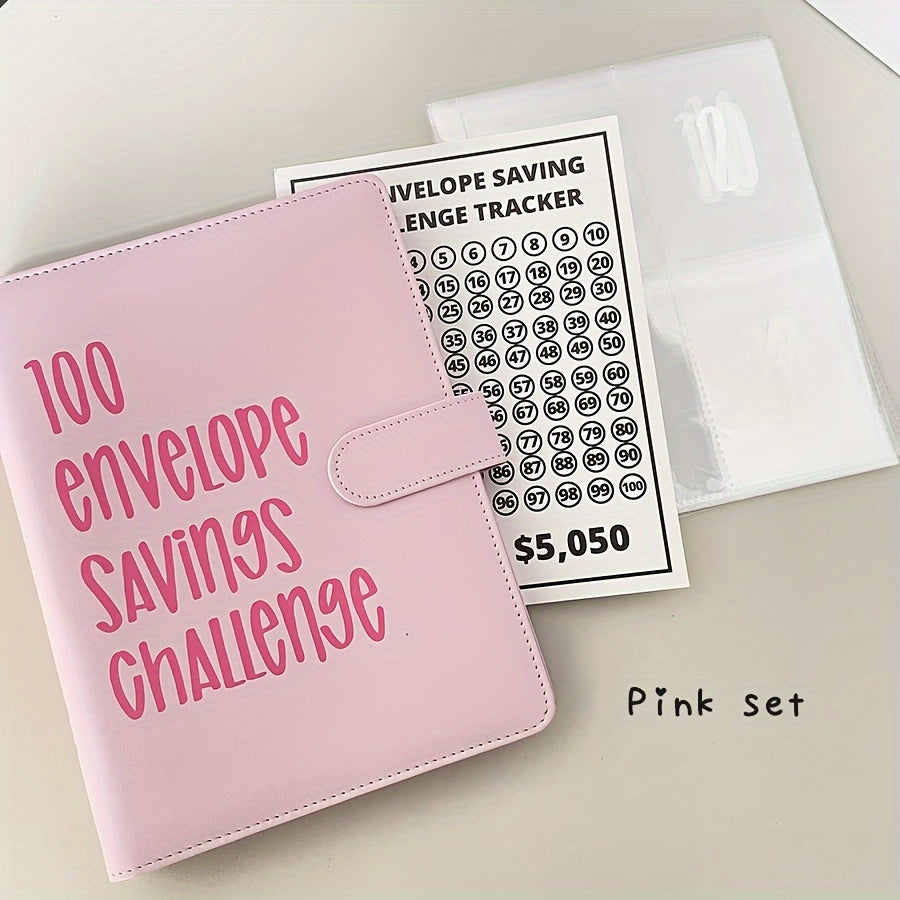 100 Days Deluxe Envelope Savings Challenge - A5 PU Binder