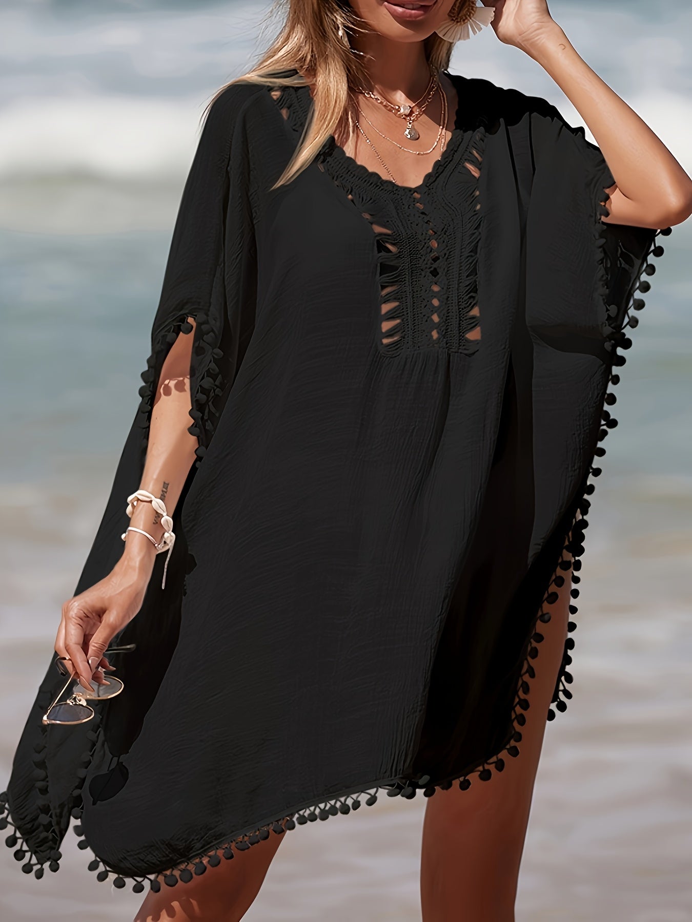 Sunscreen Medium Long Sexy Beach Smock