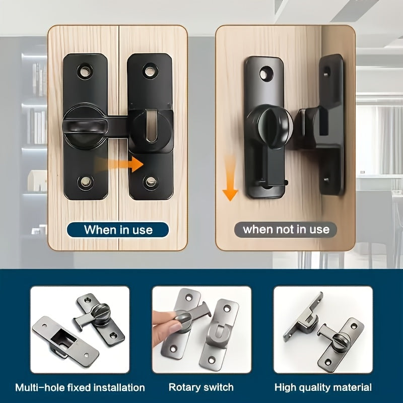 Durable Zinc Alloy Heavy-Duty Sliding Door Latch
