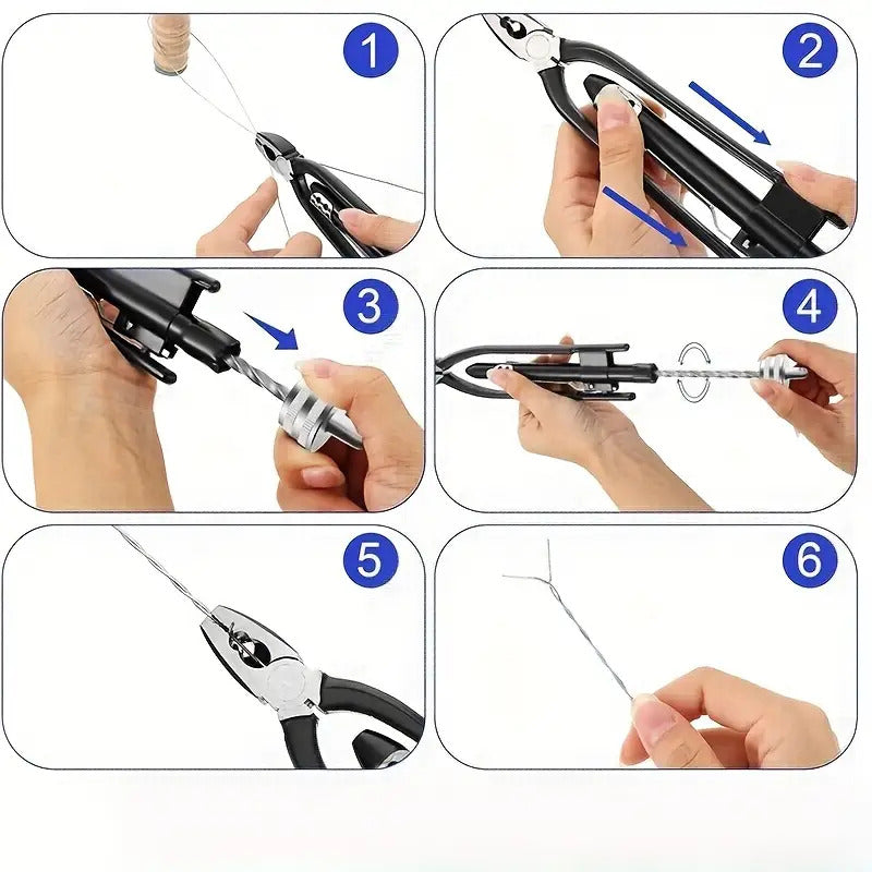 Aviation-Grade Safety Wire Twisting Pliers