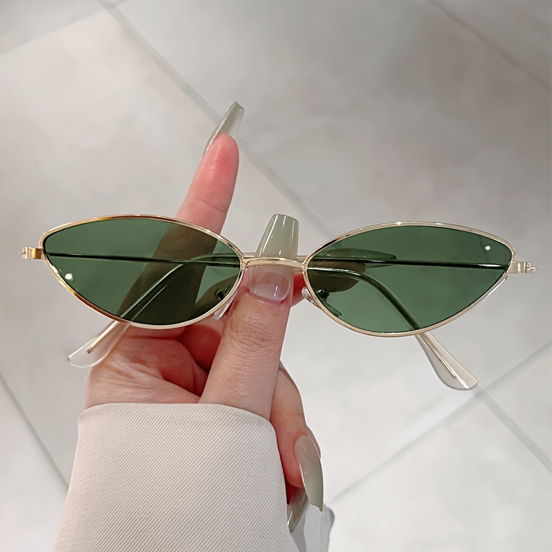 Unisex Cat-Eye Glasses with Candy Color Lenses