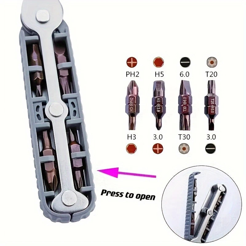 1/4 Ultra Low Profile Mini Ratchet Wrench