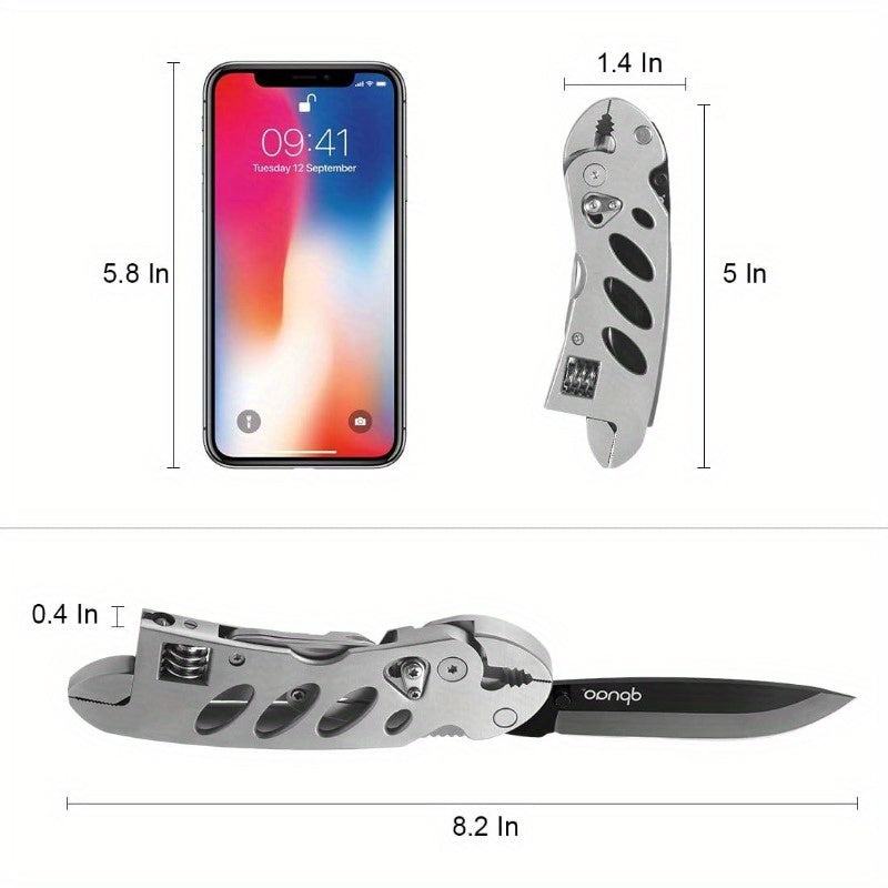 7-in-1 Stainless Steel Multitool Wrench