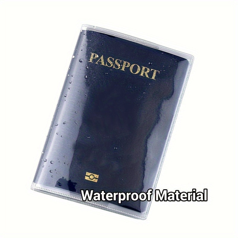 30pcs Transparent PVC Passport Protector
