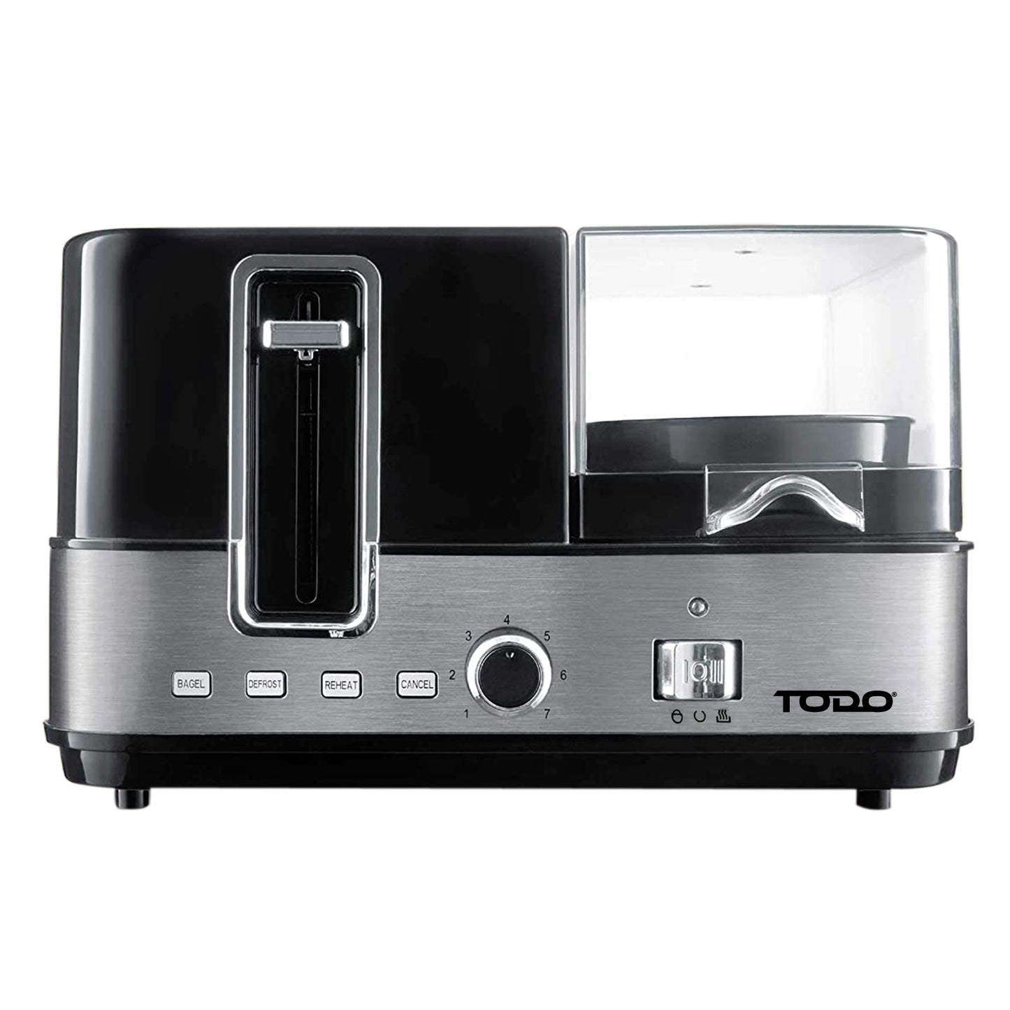1400W Breakfast Master Toaster Egg Cooker Poacher Fryer Grill All In One