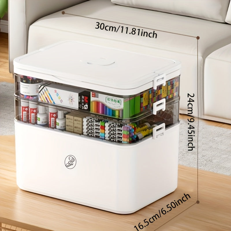 Large Capacity Multi-layer Classification Durable Portable Storage Box
