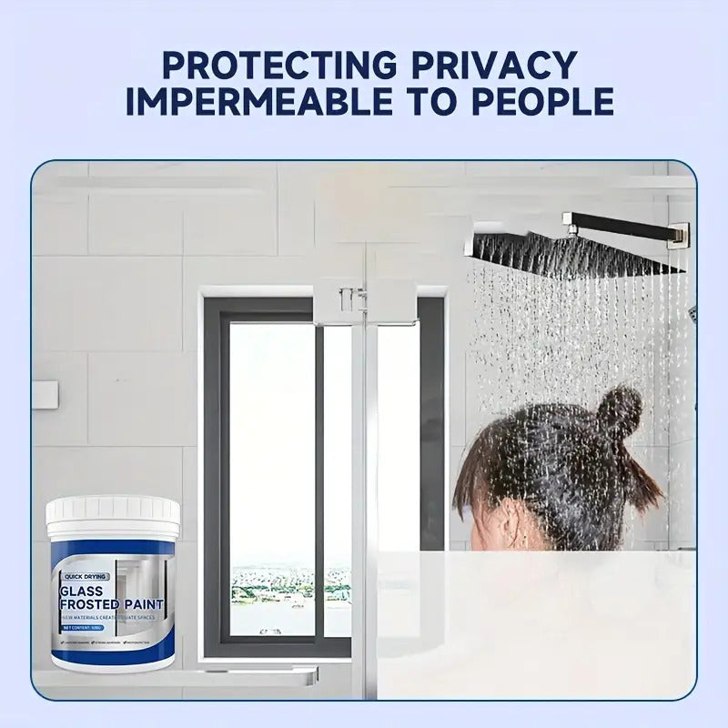 500g Matte Frosted Glass Paint - Waterproof, Privacy-Proof