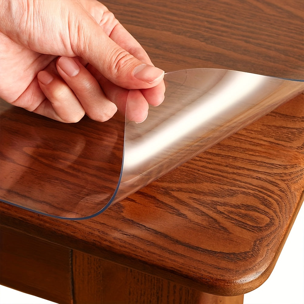 1pc 1.0mm Thick High Quality & Transparent PVC Table Protector
