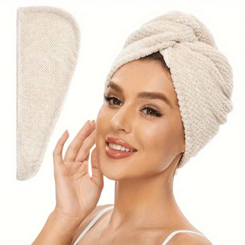 Super absorbent curly hair towel
