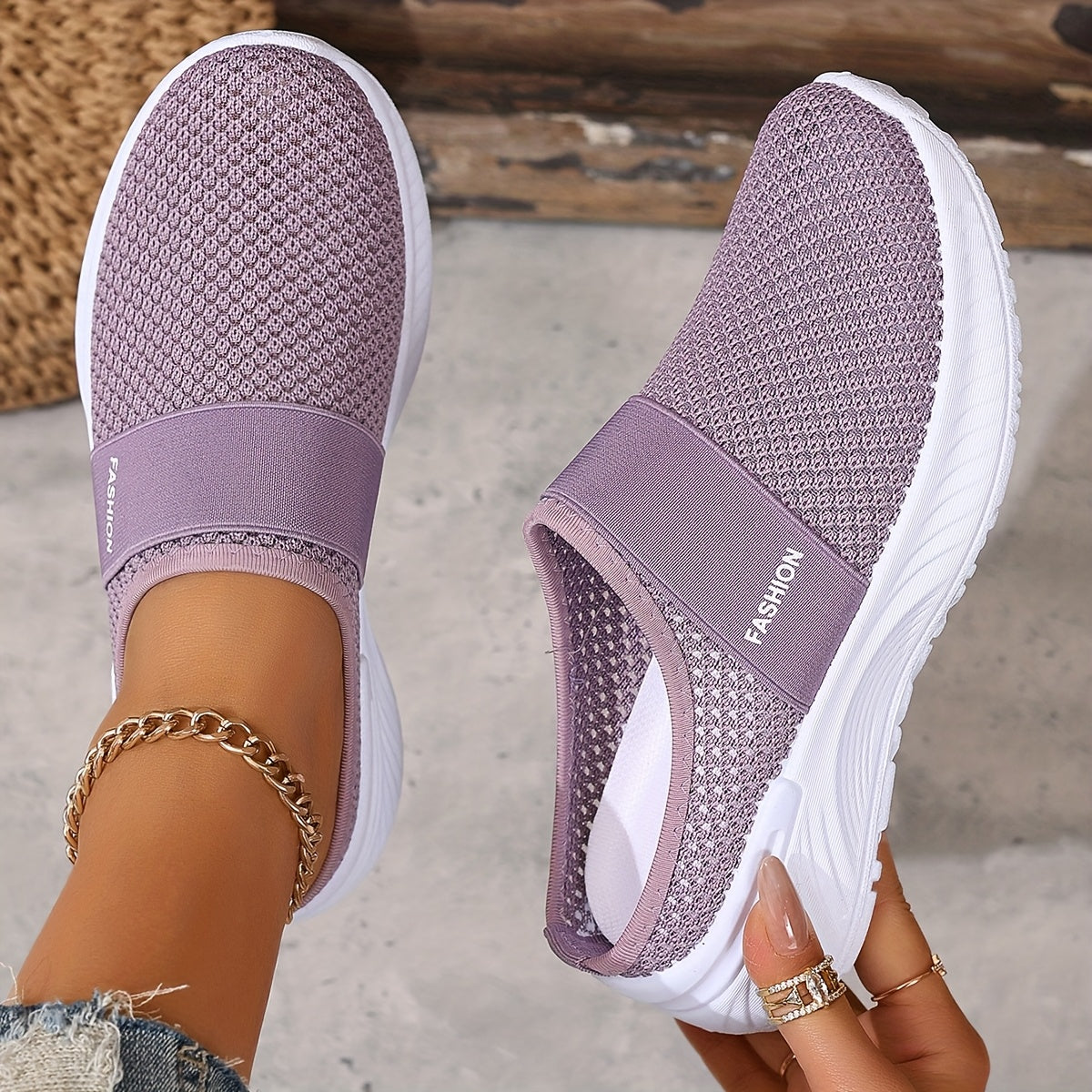 Summer Breathable Mesh Upper Shoes