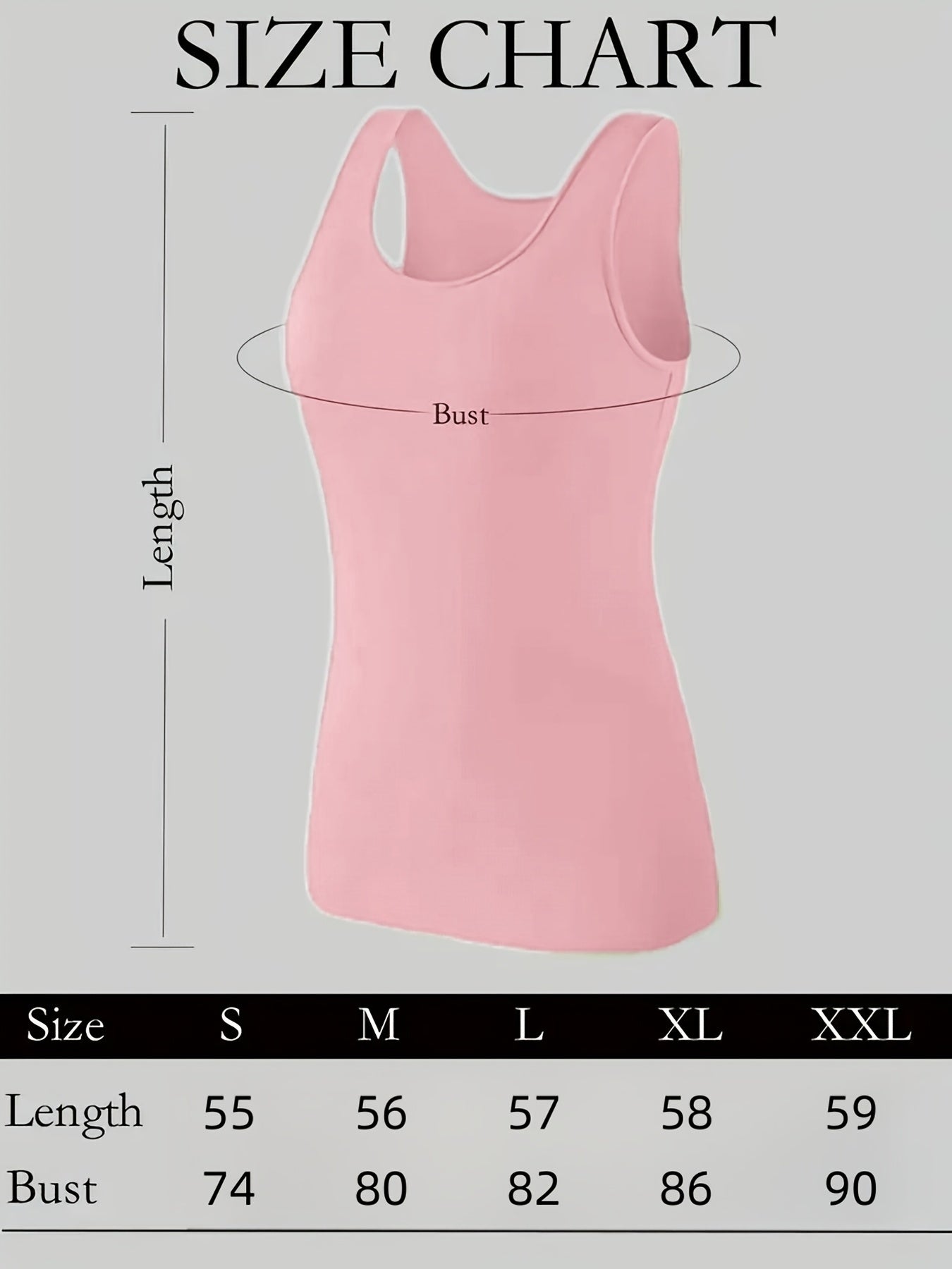 Summer Simple 6pcs Women's Strap Tank Tops