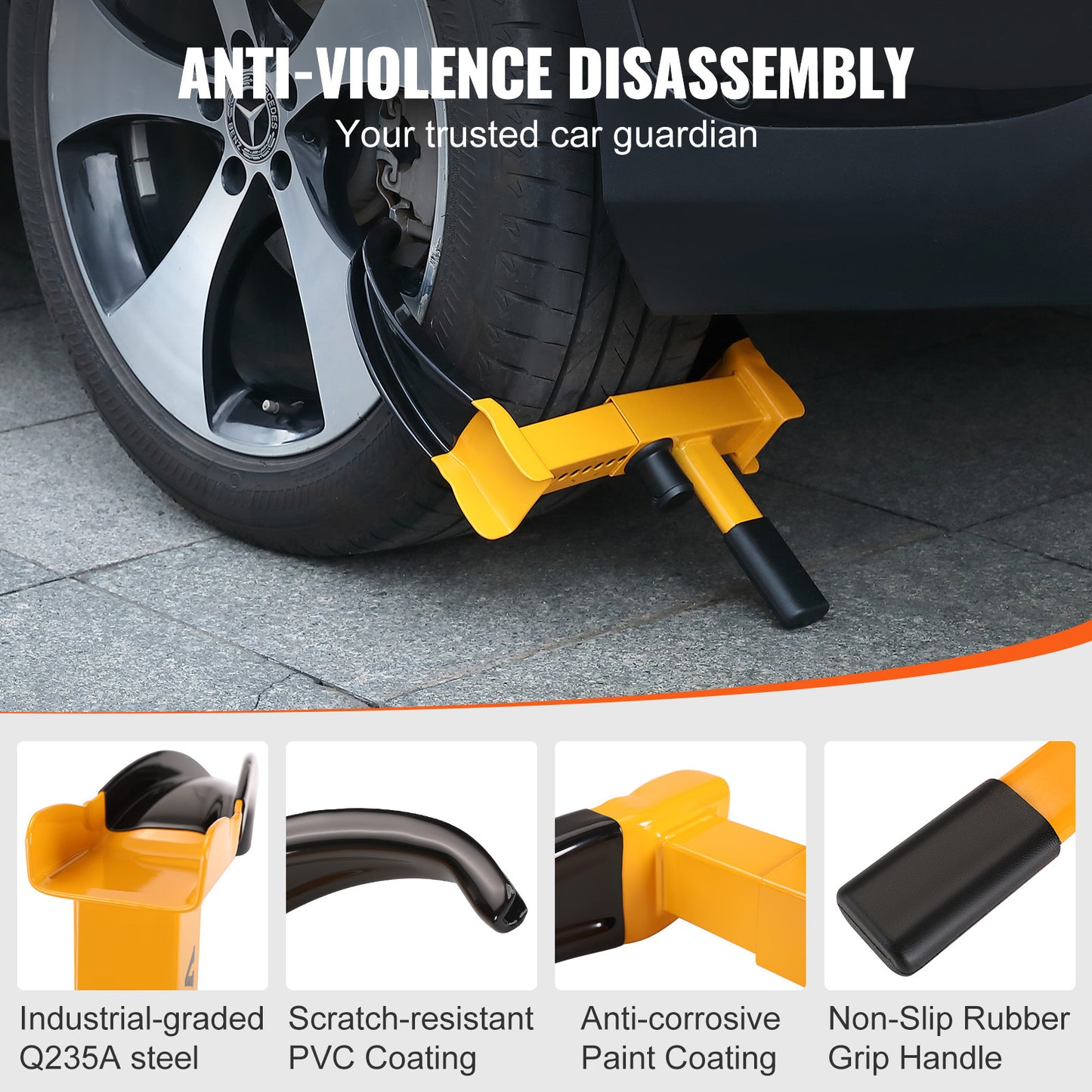 2 Set Universal Wheel Clamp