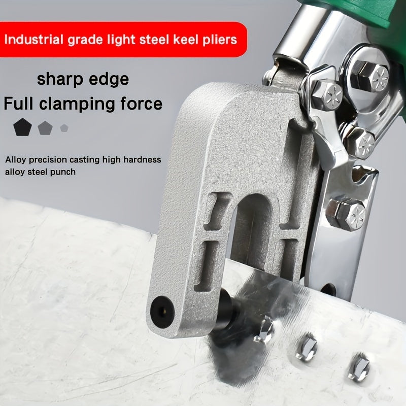 1pc Dragon Bone Pliers, High Carbon Steel Material Hardness High Punch Pliers